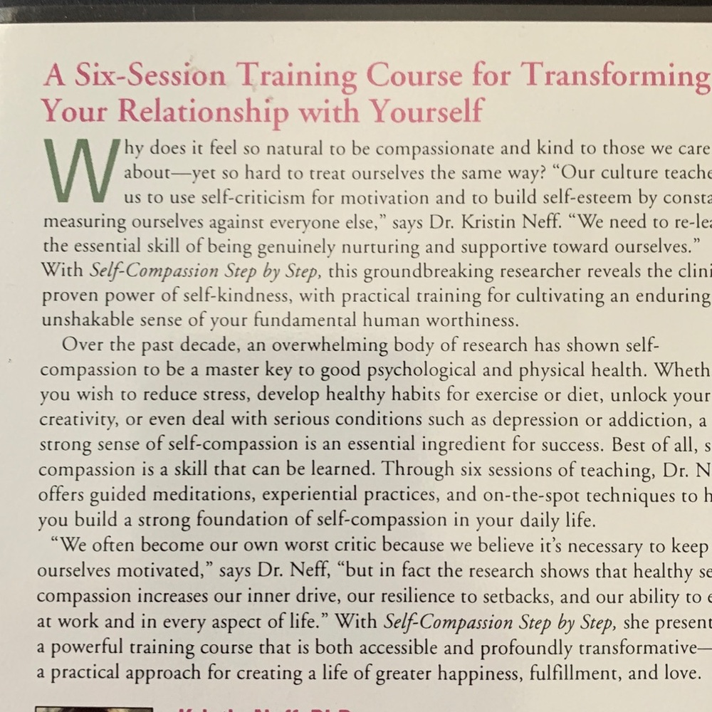 Self-Compassion Audio Learning Course - Picture 6 of 6